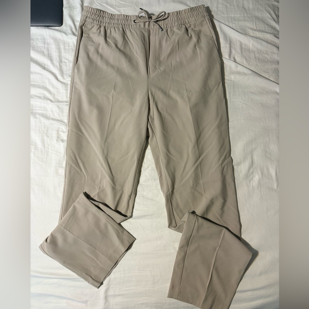 H&M Men's Beige Dress Pants
